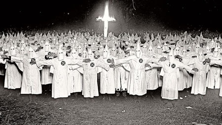 Ku Klux Klan gathering.